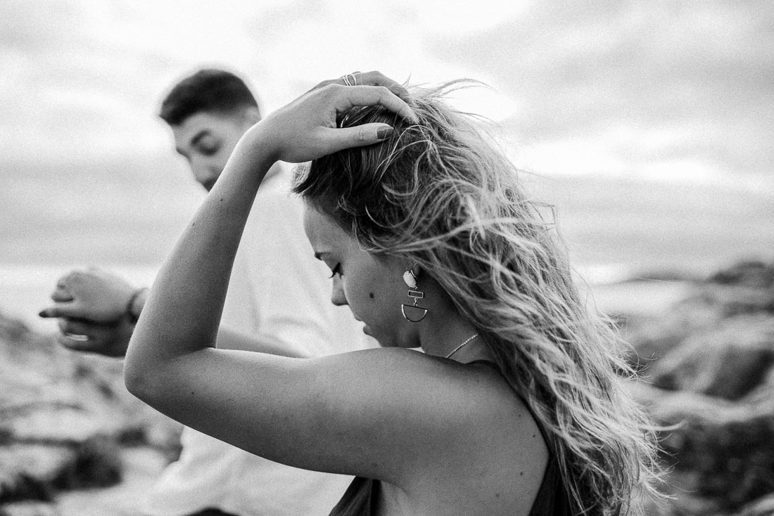 Couple Beach Shooting Spain. Candid portraits of lovers