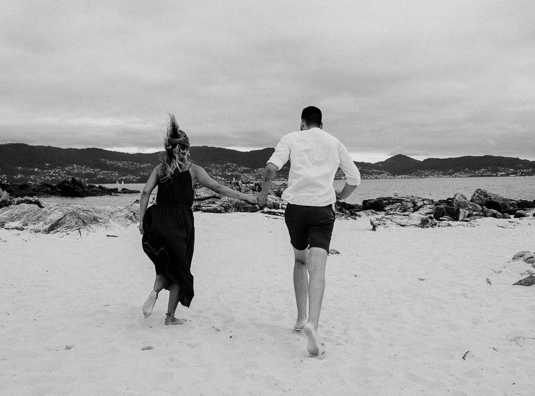Couple Beach Shooting Spain. Candid portraits of lovers