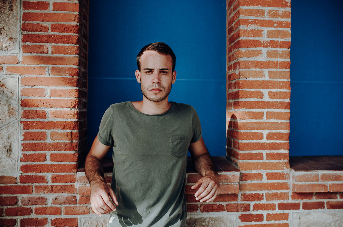 Portraits of man at Matadero Madrid