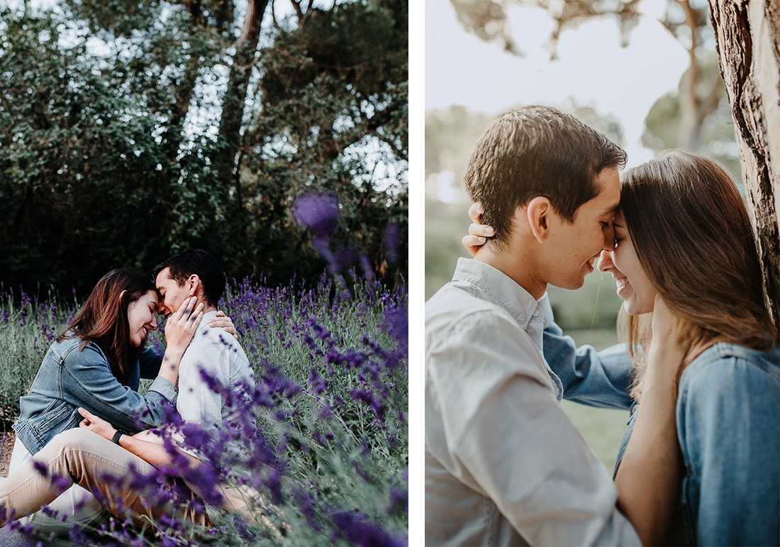 Couple shooting in Madrid’s beautiful Parque El Capricho