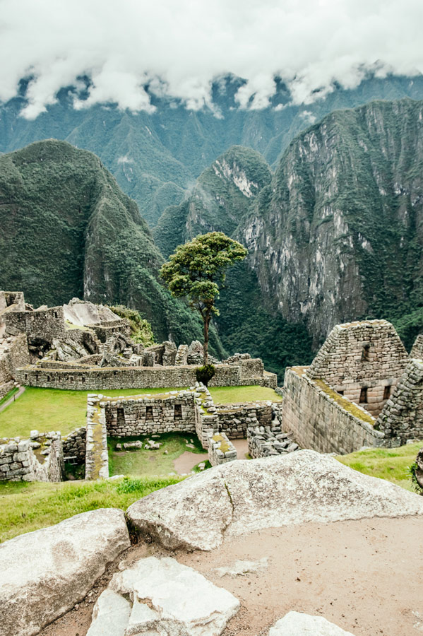 Above the clouds in Machu Picchu