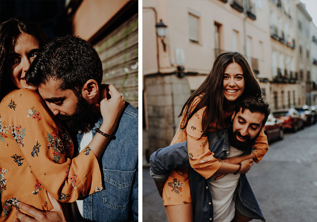 Couple photography in Madrid